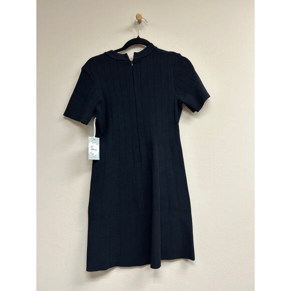 HYACINTH HOUSE Black Knit Barbara Mini Dress Size L NWT Retail $158 Tuckernuck - Picture 5 of 6